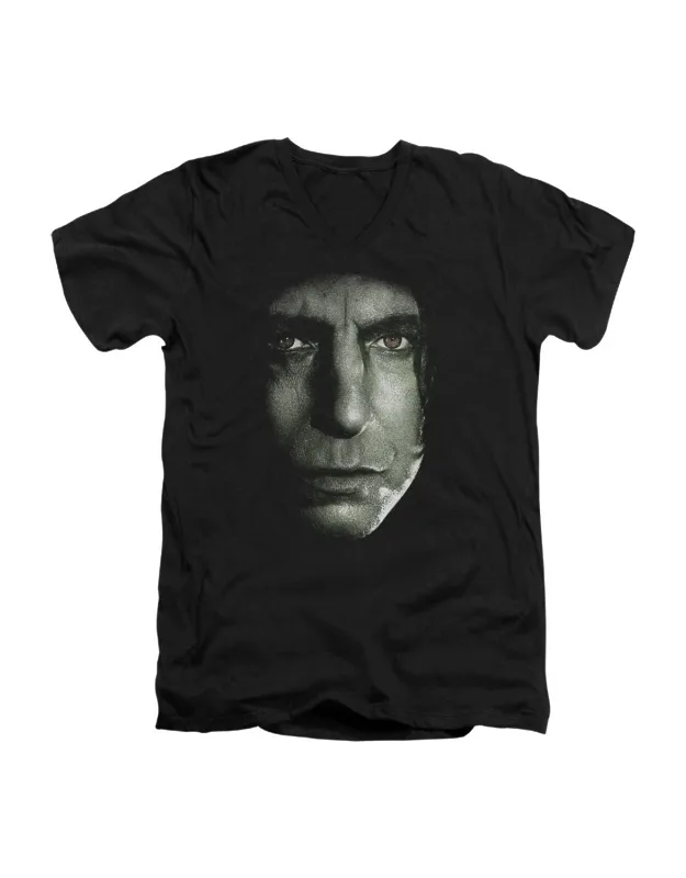 Harry Potter Snape Head V Neck Premium Cotton T-shirt