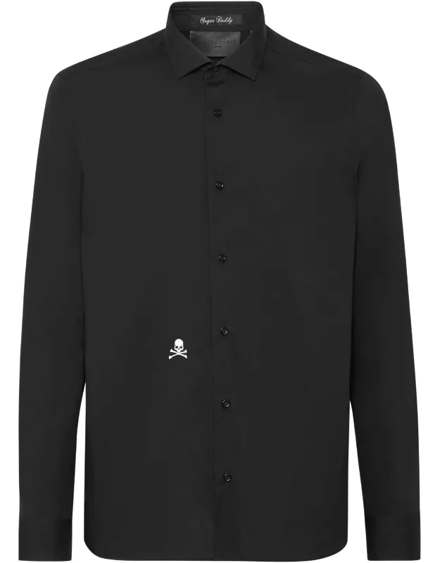 _shirt Sugar Daddy Cut Ls With Iconic Embroidery_