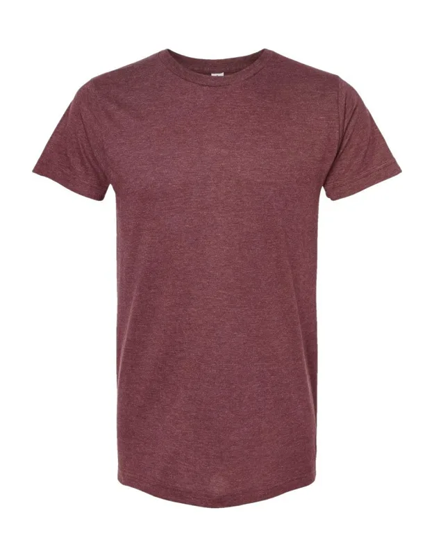 Fine Jersey T-shirt - Pre-shrunk 100% Ringspun Cotton, Ribbed Crewneck Collar