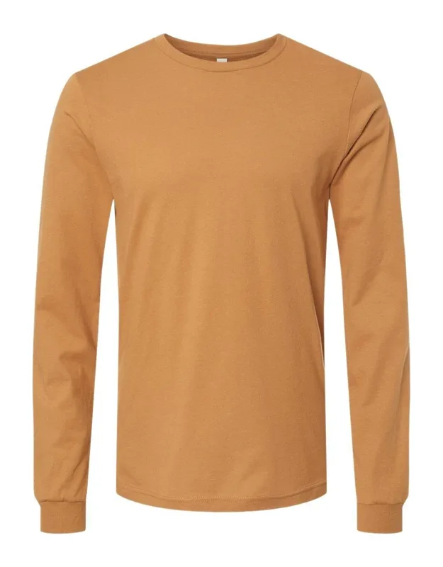 Jersey Long Sleeve Tee, 100% Airlume Combed And Ringspun Cotton, Retail Fit