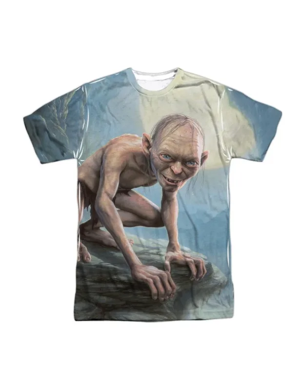 Lord Of The Rings Gollum Moon T-shirt