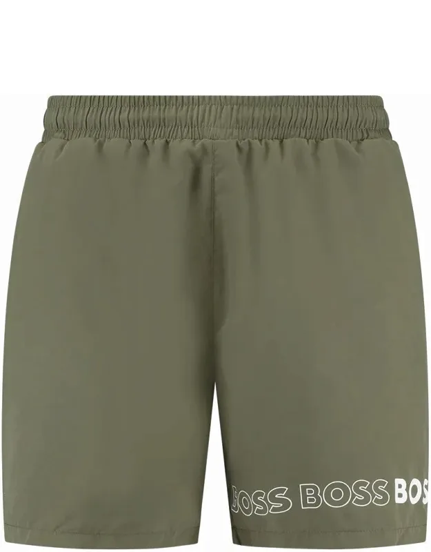 Standard Vertical Logo Swim Trunks