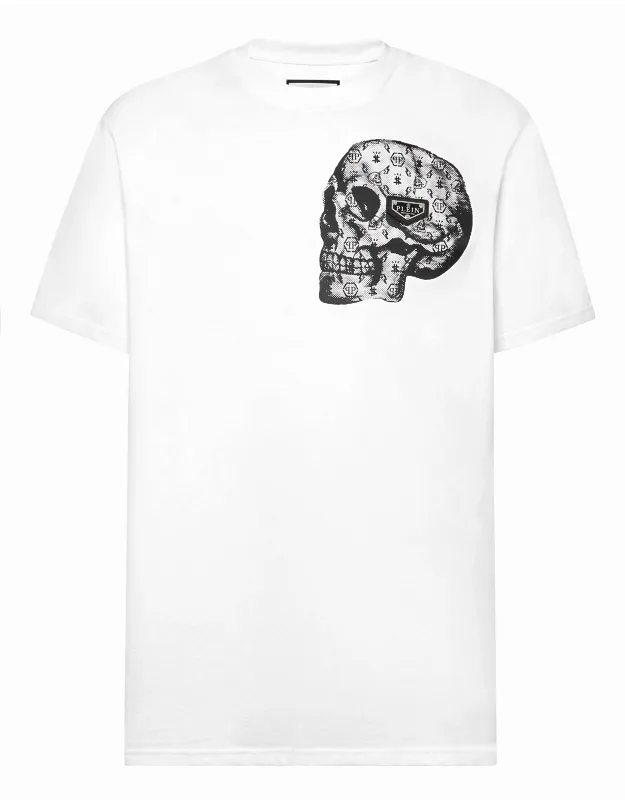 T-shirt Round Neck Ss With Iconic Print And New Badge
