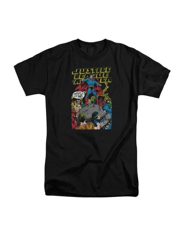 Justice League Of America Ultimate Scarifice Short Sleeve Tee 100% Cotton