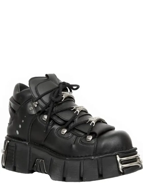 Vegan Leather Gothic Boots