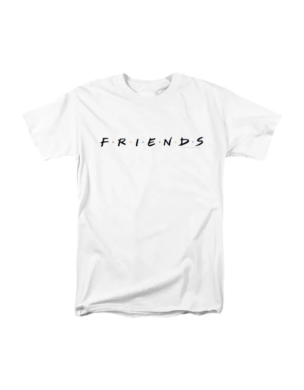 Friends Logo Short Sleeve Tee - Stylish For Everyday Wear, 100% Cotton