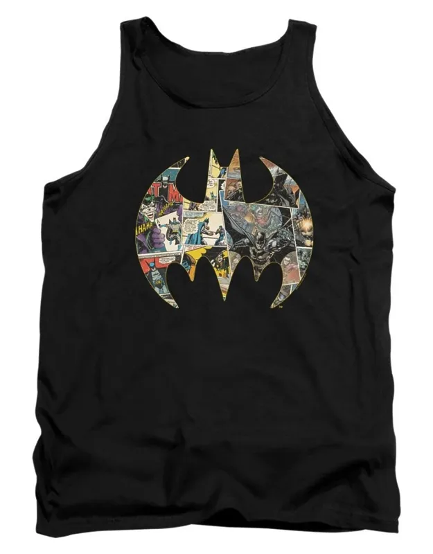 Batman Collage Shield Tank Top