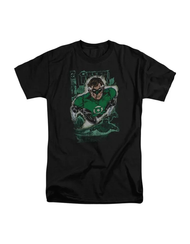 Justice League Of America Green Lantern #1 Distress Short Sleeve Tee / T-shirt 100% Cotton