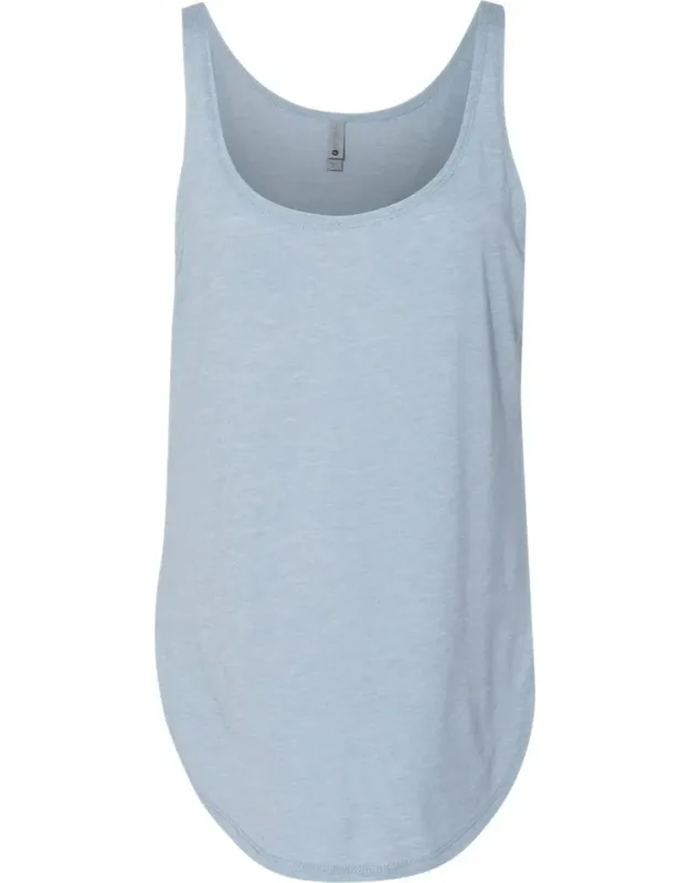 Next Level Tank With Scoop Neckline And Curved Hem