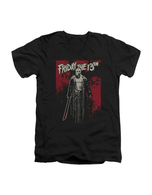 Friday The 13th Drip Short Sleeve T-shirt, 100% Pre-shrunk Cotton