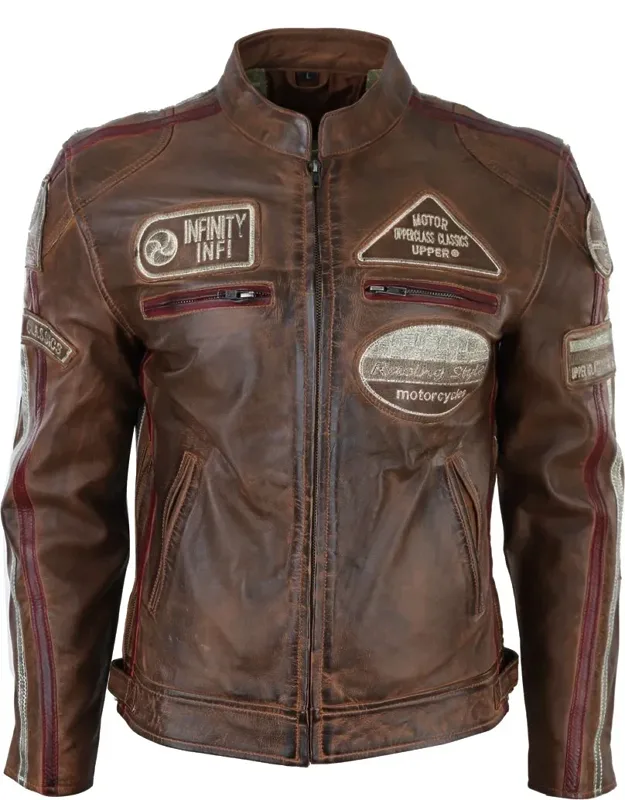 Zipped Biker Jacket