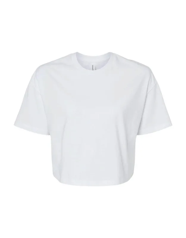Jersey Crop Tee, 4.2 Oz. Airlume Combed Cotton