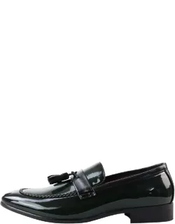 Patent Tassel Slip-ons