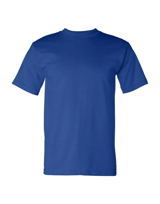 Bayside Usa-made T-shirt, Pre-shrunk, Double-needle Stitched Sleeves