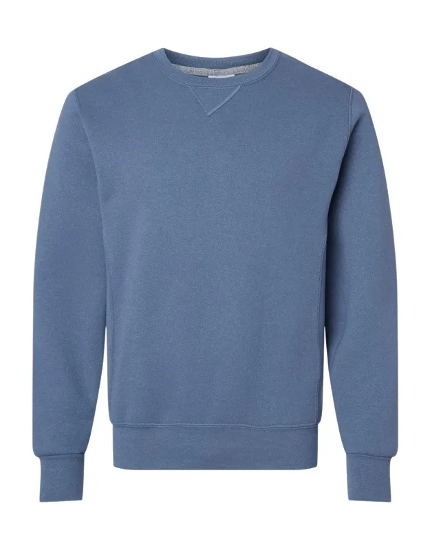 Dri Power Crewneck Sweatshirt With Moisture Management Properties And Ribbed Knit Cuffs
