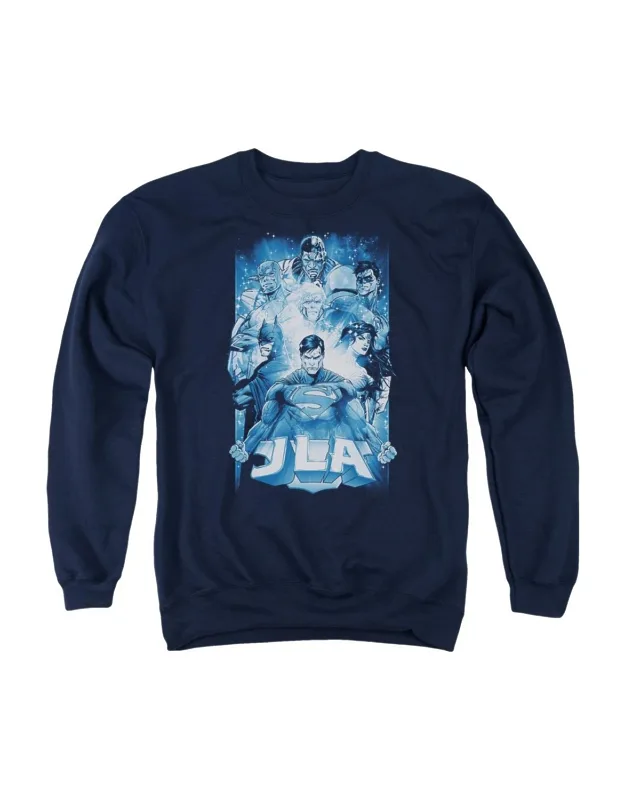 Justice League Of America Burst Crewneck Sweatshirt