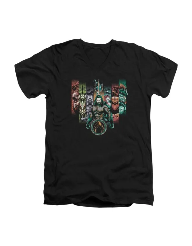 Unite The Kingdoms Short Sleeve V Neck Premium Cotton T-shirt