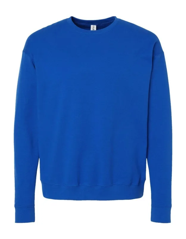 Fleece Crewneck Sweatshirt With Soft Cozy Feel And Printer-friendly Surface