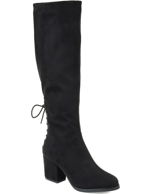 Leeda Tru Comfort Foam Block Heel Knee High Boots