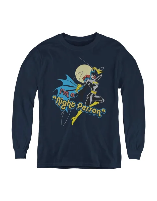 Dc Comics Night Person Long Sleeve Tee