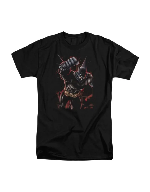 _batman Crimson Knight Short Sleeve Tee / T-shirt - 100% Cotton, Officially Licensed_