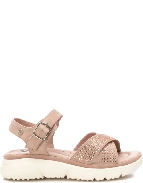 Flat Suede Sandals With Cross Strap Design And Non-slip Sole