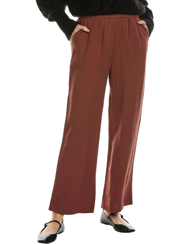 Linen-blend Pants
