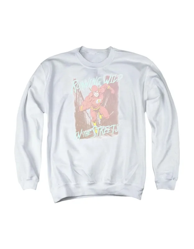 Justice League Of America Running Wild Crewneck Sweatshirt
