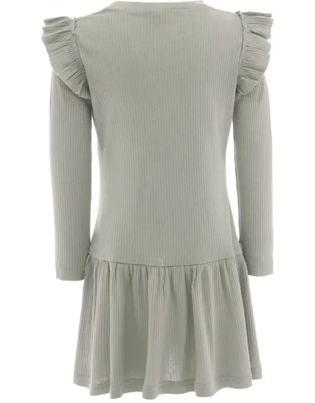 Sage Modal Ruffle Dress