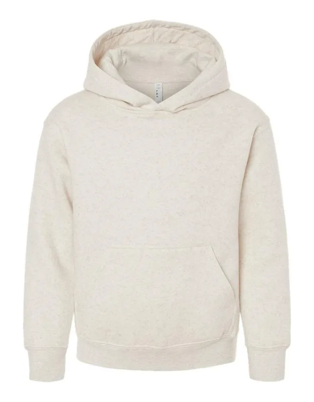 Youth Fleece Hoodie With Pouch Pocket And Easytear Label