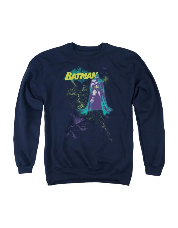 Batman Bat Spray Crewneck Sweatshirt
