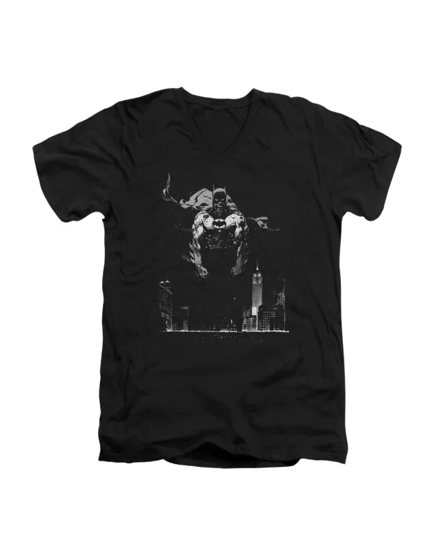 Batman Dirty City V Neck T-shirt