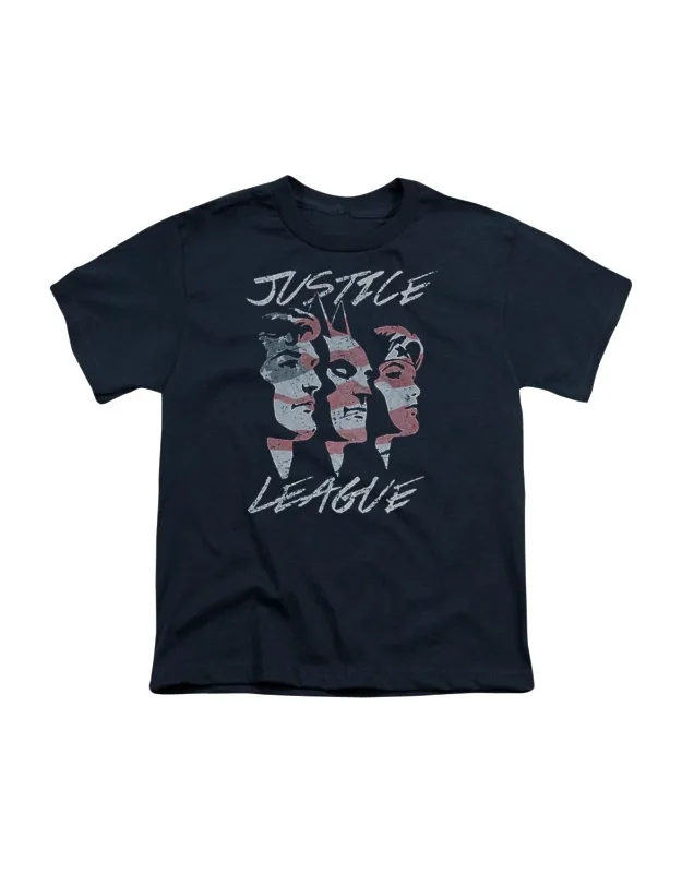 Justice League Of America Short Sleeve Tee / T-shirt - 100% Cotton, Stylish Design