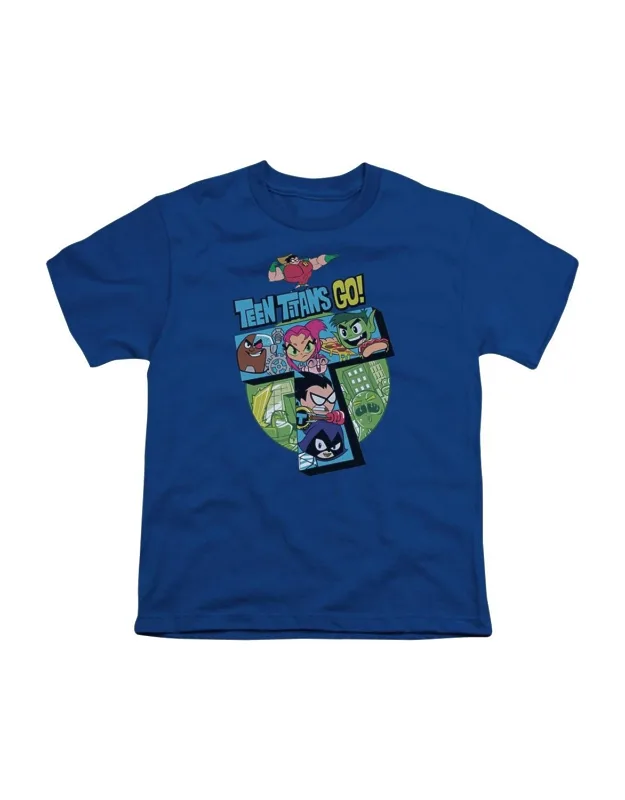 Teen Titans Go T Short Sleeve Youth Tee - Stylish Everyday Wear, 100% Cotton