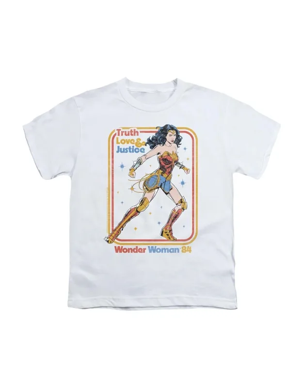 Wonder Woman 84 Retro Justice 84 Short Sleeve Tee - Stylish For Everyday Wear
