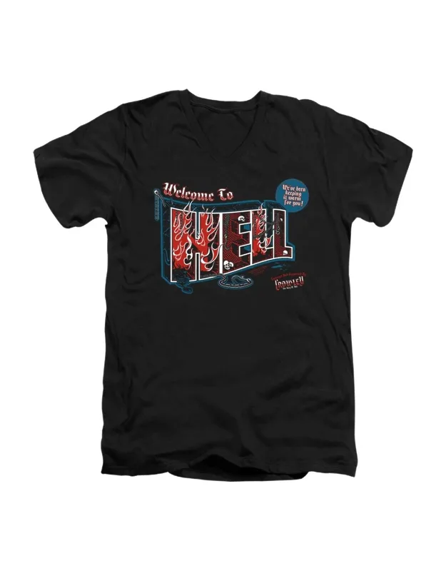 Supernatural Welcome V Neck Premium Cotton Tee