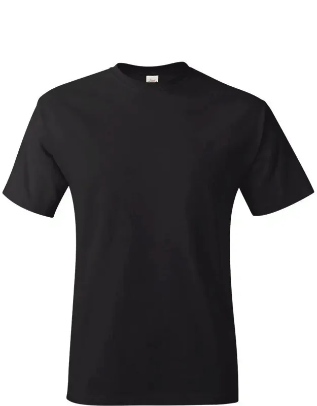 Hanes Authentic T-shirt Classic Fit, Set-in 1x1 Ribbed Crewneck