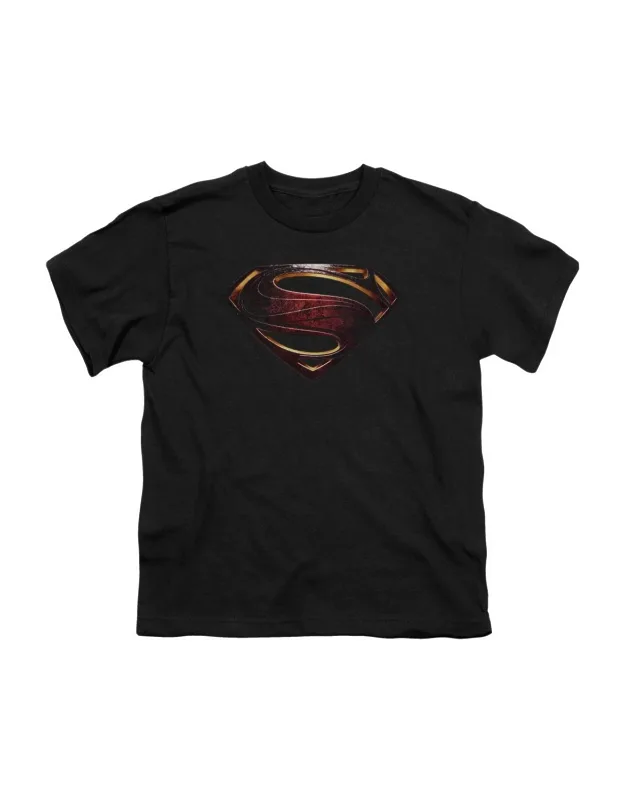 Justice League Movie Superman Logo Short Sleeve Tee