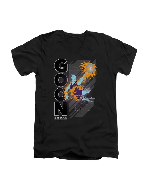 Space Jam 2 Wet Fire V Neck Premium Cotton Tee
