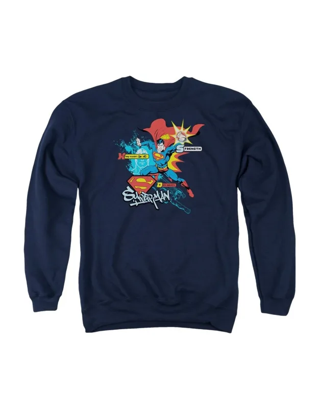 Superman Abilities Crewneck Sweatshirt