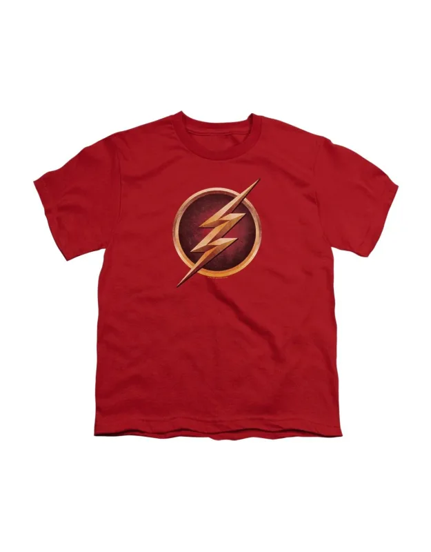 The Flash Chest Logo Youth Tee - Stylish Everyday Wear, 100% Cotton