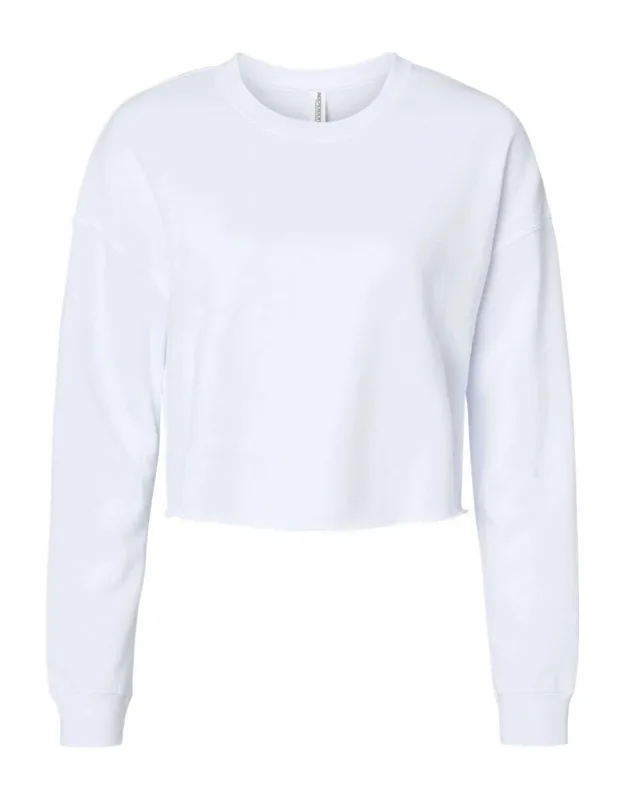 Lightweight Cropped Crew Pullover