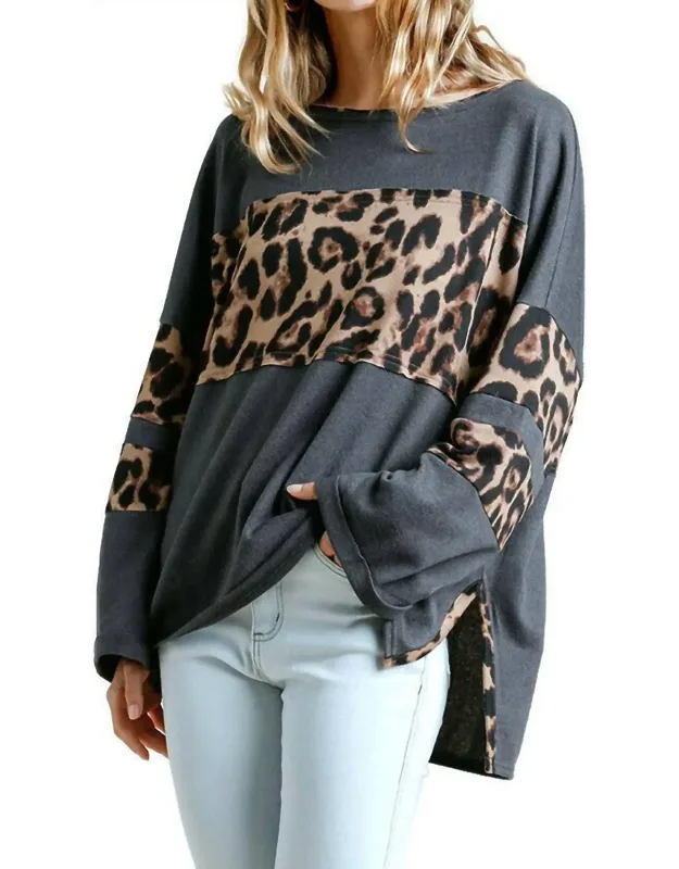 Leopard High Low Top