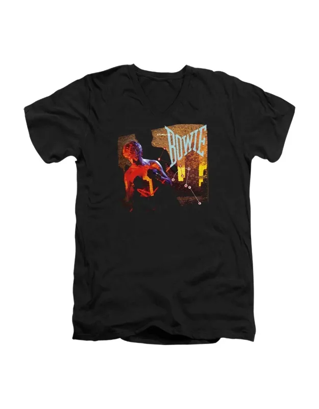 David Bowie Lets Dance Short Sleeve V Neck Premium Cotton T-shirt