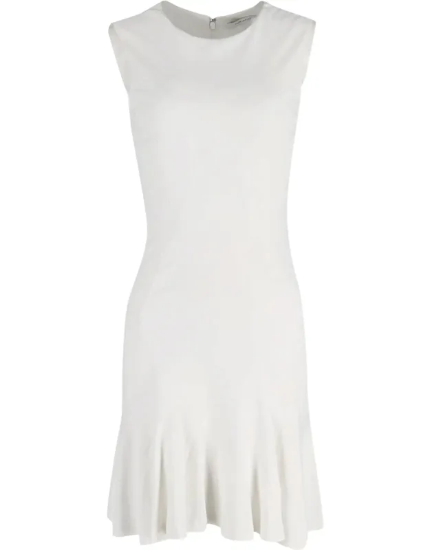 Flared Hem Sleeveless Dress