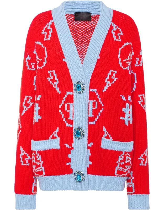 Jacquard Cardigan
