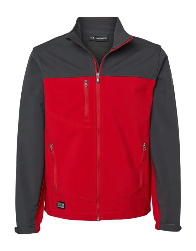 Dri Duck Motion Soft Shell Jacket - Wind-and-water-resistant, Adjustable Cuffs