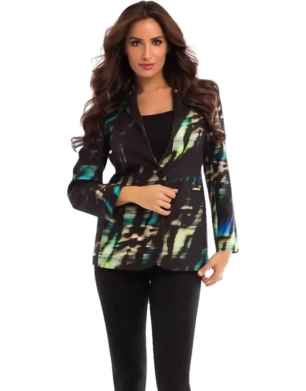 Faux Suede Blazer