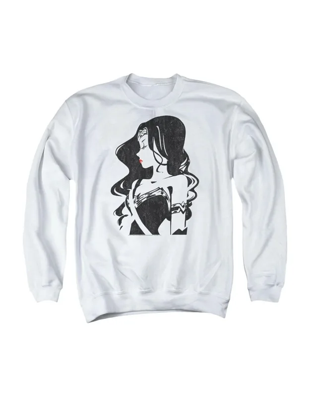 Justice League Movie Profile Crewneck Sweatshirt