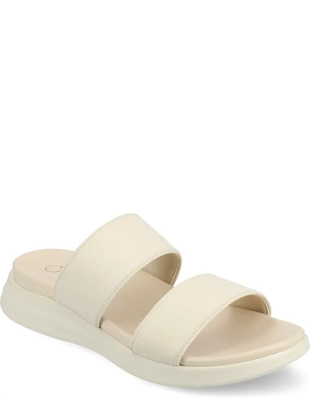 Janis Sandals With Cushioned Footbed And Half-platform Heel